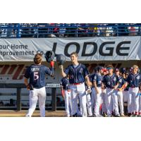 Sawyer Smith and Jake Perry of the St. Cloud Rox