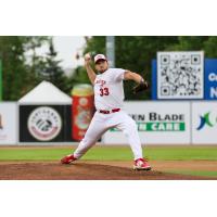 Winnipeg Goldeyes' Marshall Kasowski on the mound