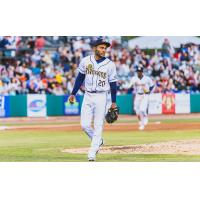 Charleston RiverDogs pitcher Engert Garcia