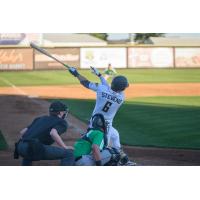 Tri-City Dust Devils' Chad Stevens at bat