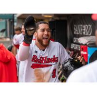 Fargo-Moorhead RedHawks outfielders Ismael Alcantara