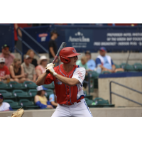 Green Bay Rockers' Lane Allen at bat