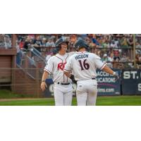 Carter Hanson and Ben Higdon of the St. Cloud Rox