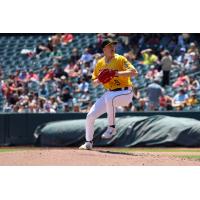 Salt Lake Bees pitcher Ryan Miller