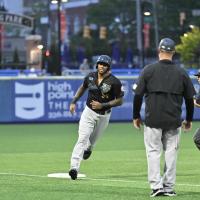 York Revolution infielder David Washington