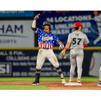 Somerset Patriots' Anthony Seigler on game night