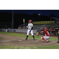 Sioux City Explorers outfielder Scott Ota at bat vs. the Winnipeg Goldeyes