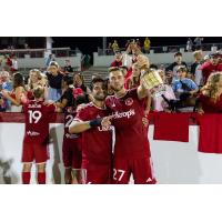 Richmond Kickers celebrate a Henny Derby victory