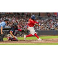 Tulsa Drillers' Yeiner Fernandez in action