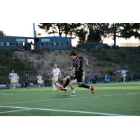 Oakland Roots' Guillermo Diaz in action