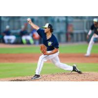 Columbia Fireflies' Ben Hernandez on the mound