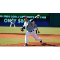 Montgomery Biscuits' Patrick Wicklander on the mound