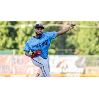 Mississippi Braves' Luis De Avila in action