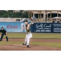 Biloxi Shuckers' Jacob Misiorowski in action