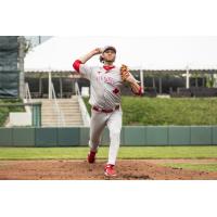 Winnipeg Goldeyes pitcher Landen Bourassa