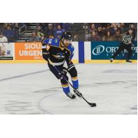 Defenseman Artur Cholach with the Sioux Falls Stampede