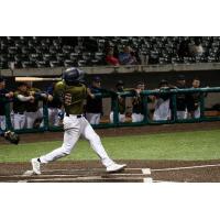 Cleburne Railroaders' Korey Holland at bat