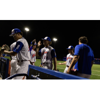 Green Bay Rockers exchange high fives after a win