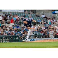 Somerset Patriots' Trystan Vrieling on the mound