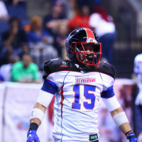 Wide receiver Frankie Solomon Jr. with the Texas Revolution