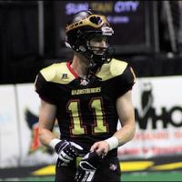 Wide receiver Brady Roland with the Iowa Barnstormers