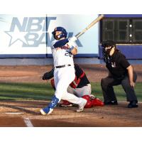 Mike Brosseau hits his second homer for the Syracuse Mets