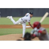 Tampa Tarpons' Chase Hampton on the mound