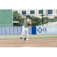 Biloxi Shuckers' Ernesto Martinez on game night