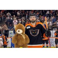 Lehigh Valley Phantoms forward Cooper Marody and friend