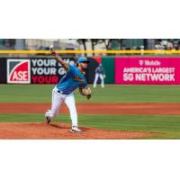 Montgomery Biscuits' Adam Leverett on the mound