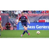 Center Back Henry Kessler with the New England Revolution