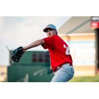 Winnipeg Goldeyes' Zac Reininger in action