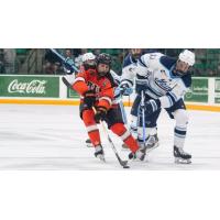 Defensemen Gianfranco Cassaro with the Rochester Institute of Technology