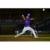 Biloxi Shuckers' Blake Holub on the mound