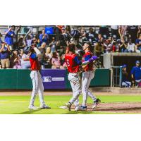 Charleston RiverDogs celebrate win