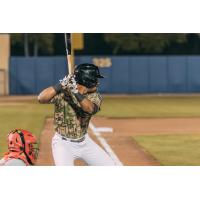 Biloxi Shuckers' Zavier Warren at bat