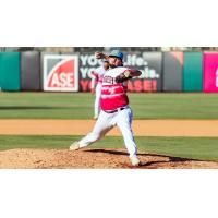 Montgomery Biscuits' Haden Erbe on the mound