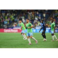 Sounders FC midfielder Cristian Roldan vs. the San Jose Earthquakes