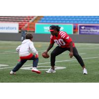 Calgary Stampeders receiver Marken Michel