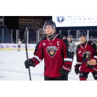 Vancouver Giants defenceman Mazden Leslie