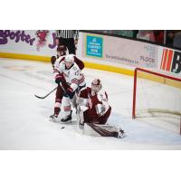 Peterborough Petes goaltender Zach Bowen vs. the Oshawa Generals