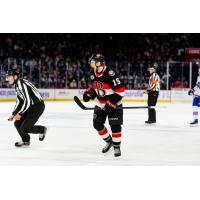 Belleville Senators' Matthew Highmore on game night