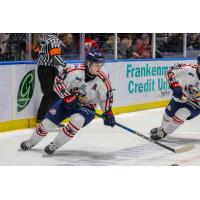 Saginaw Spirit's Joshua Glavin in action