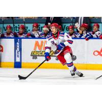 Kitchener Rangers' Carson Campbell in action