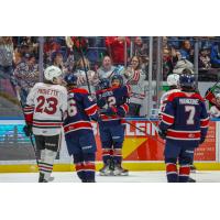 Saginaw Spirit exchange congratulations