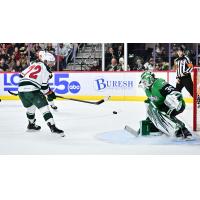 Iowa Wild's Travis Boyd versus Texas Stars' Travis Boyd