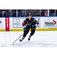 Hayden Paupenikis of the Kelowna Rockets