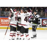 Rapid City Rush celebrate a goal