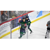 South Carolina Stingrays' Erik Middendorf (48) on game night