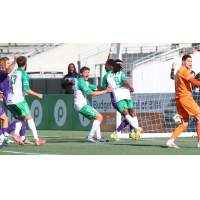 Birmingham Legion FC react after Ronaldo Damus' goal